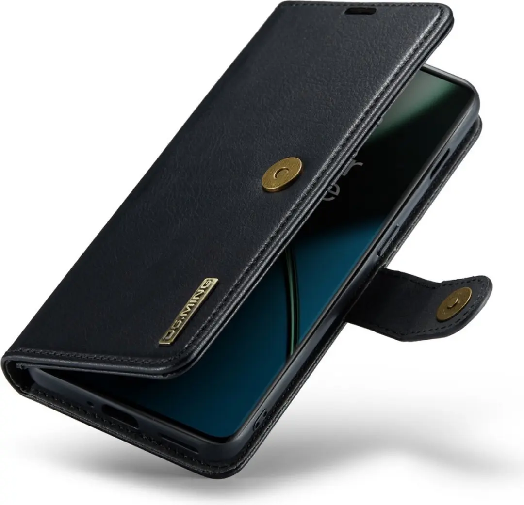 DG.MING Hoesje OnePlus 11 - 2-in-1 Book Case - 3 Pasjes - Zwart