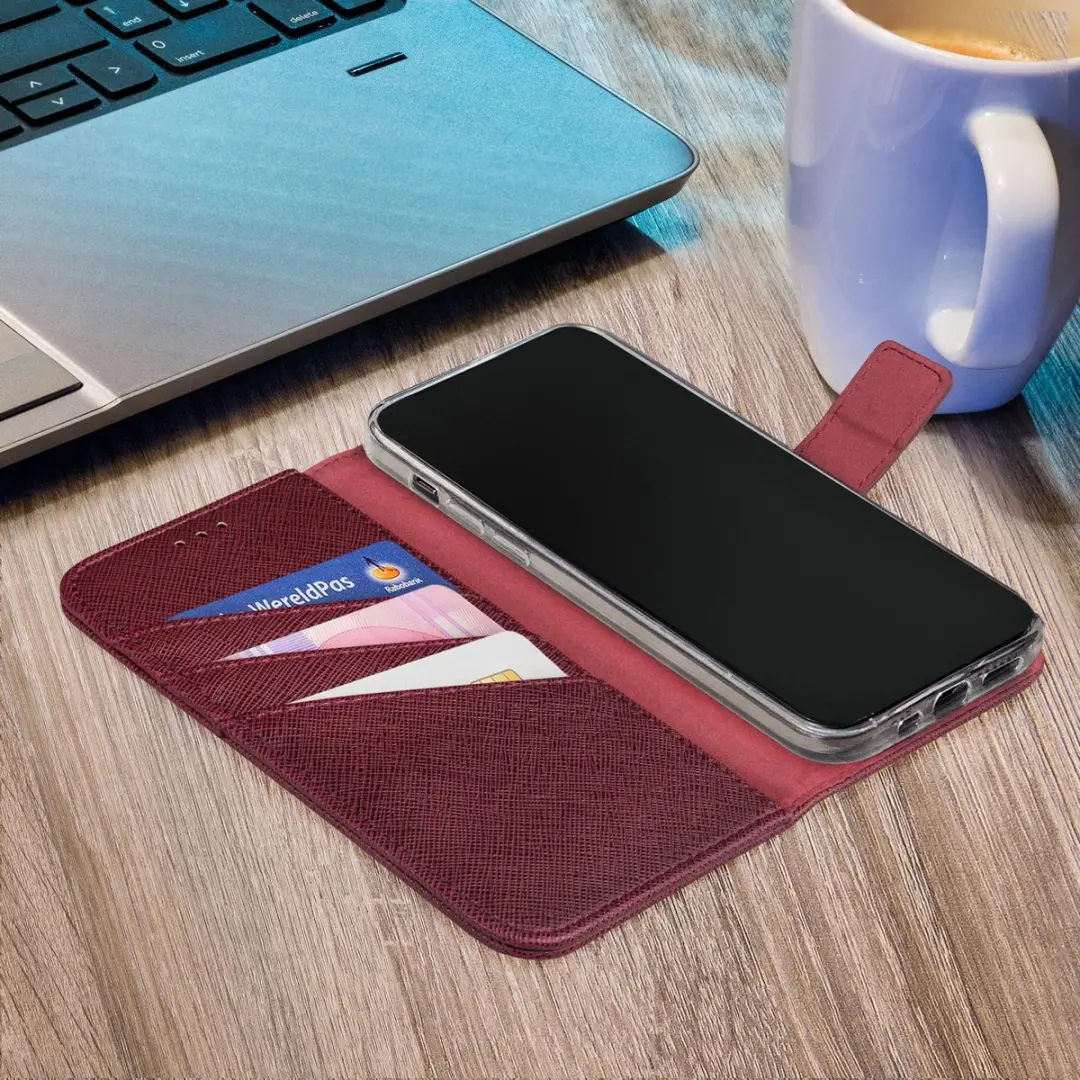 My Style MSFWLT1352 Telefoonhoesje Samsung Galaxy A23 - Bordeaux Rood