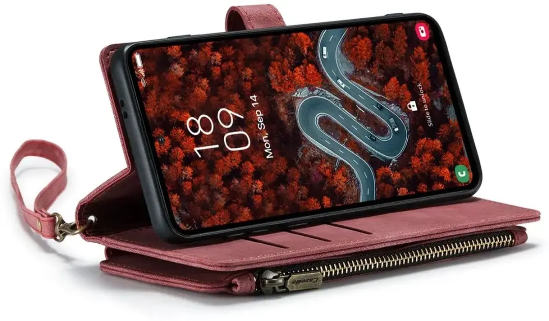 Caseme C30 Hoesje Samsung Galaxy S25 Plus - Rood