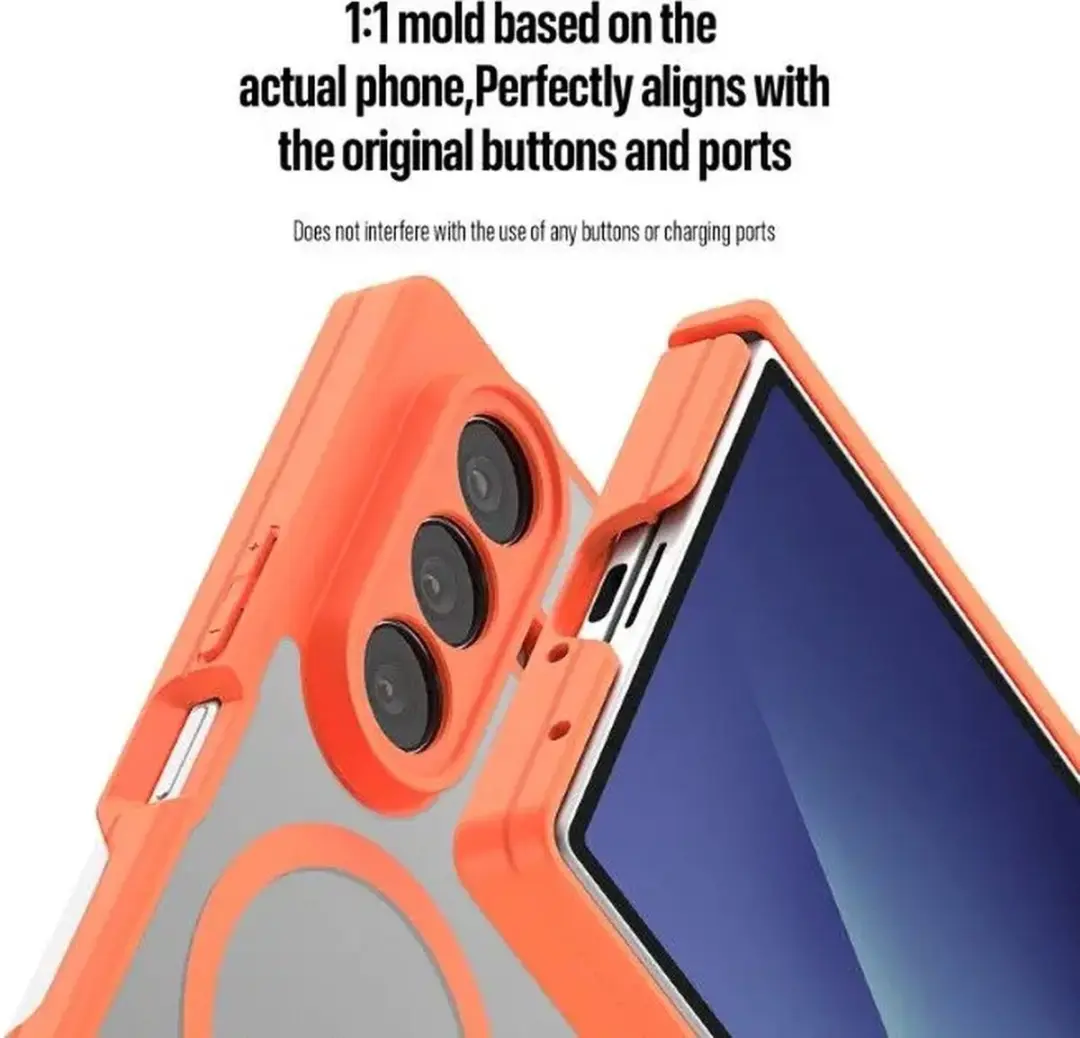 Dux Ducis Expn Hoesje Samsung Galaxy Z Fold 7 - Oranje