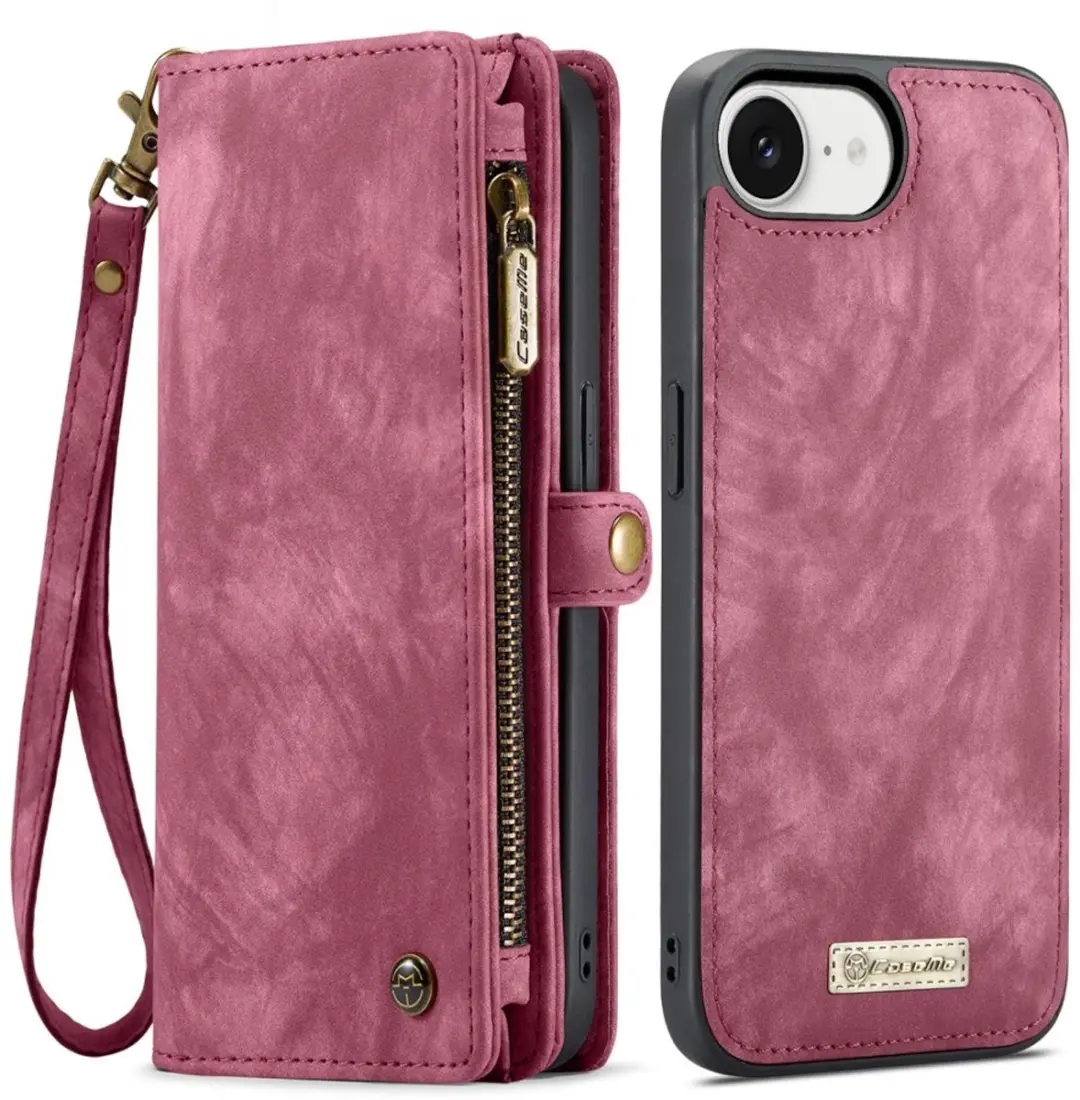 Caseme 008 iPhone Hoesje 2-in-1 Book Case & Portemonnee - Pink