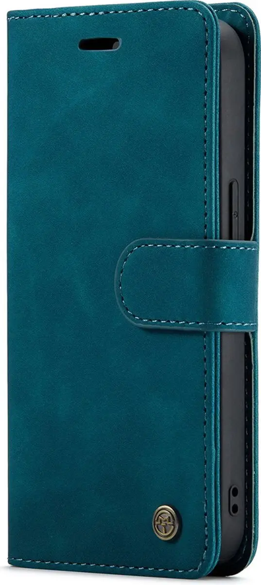 Caseme iPhone 14 Plus Bookcase Hoesje - Groen - 4 Pasjes