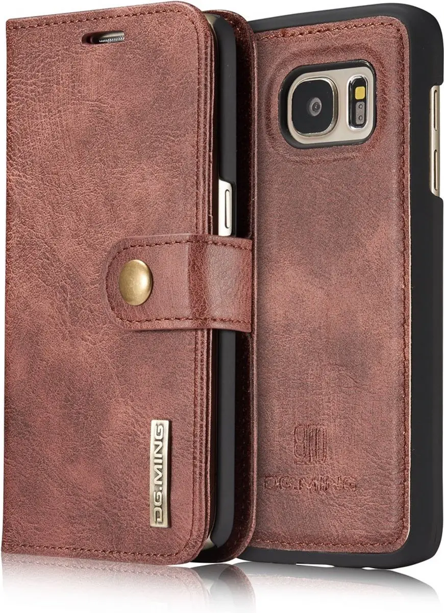 DG.MING Hoesje Samsung Galaxy S10e 2-in-1 Book Case - Rood