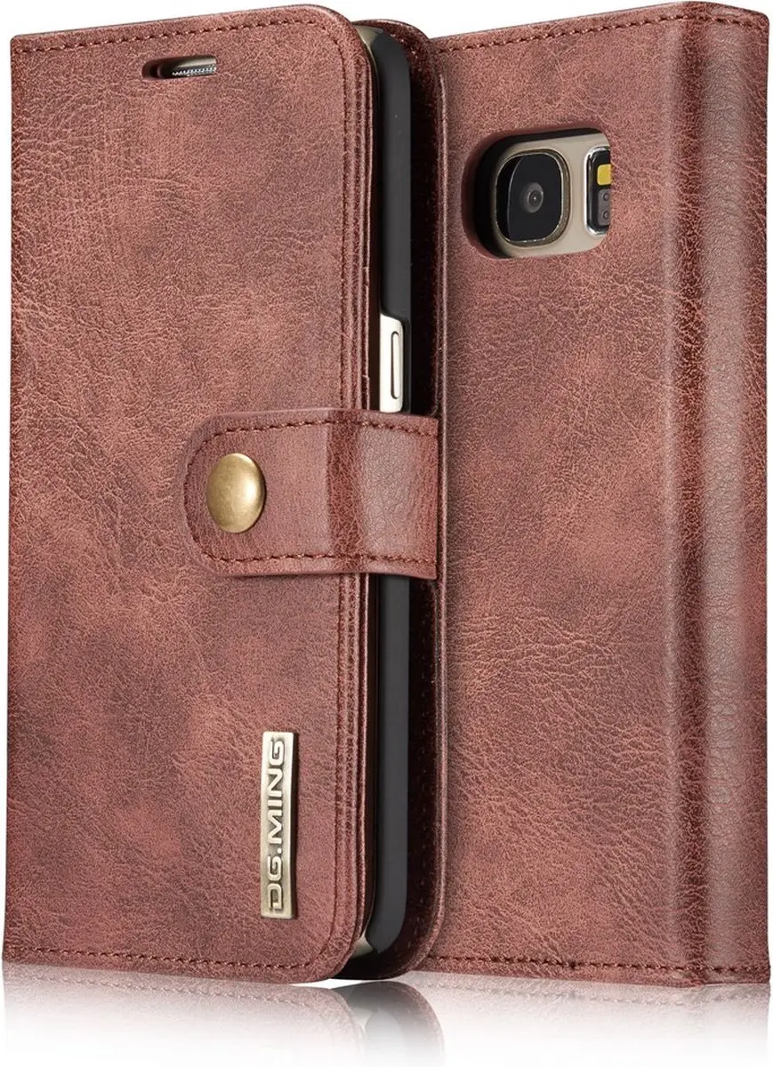 DG.MING Hoesje Samsung Galaxy S10e 2-in-1 Book Case - Rood