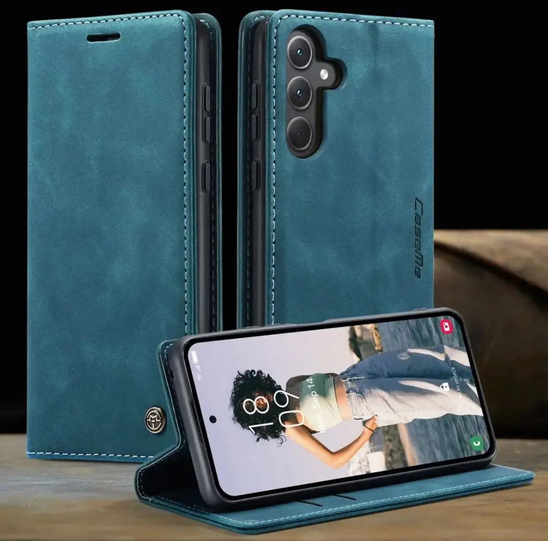 Caseme 013 Hoesje Samsung Galaxy A36 - Book Case Blauw - afbeelding 6 van 6