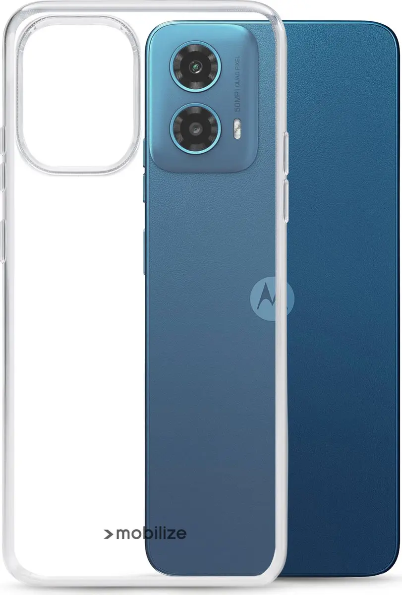 Mobilize MOB-GCC-MOTOG34 Telefoonhoesje Moto G34 - Transparant