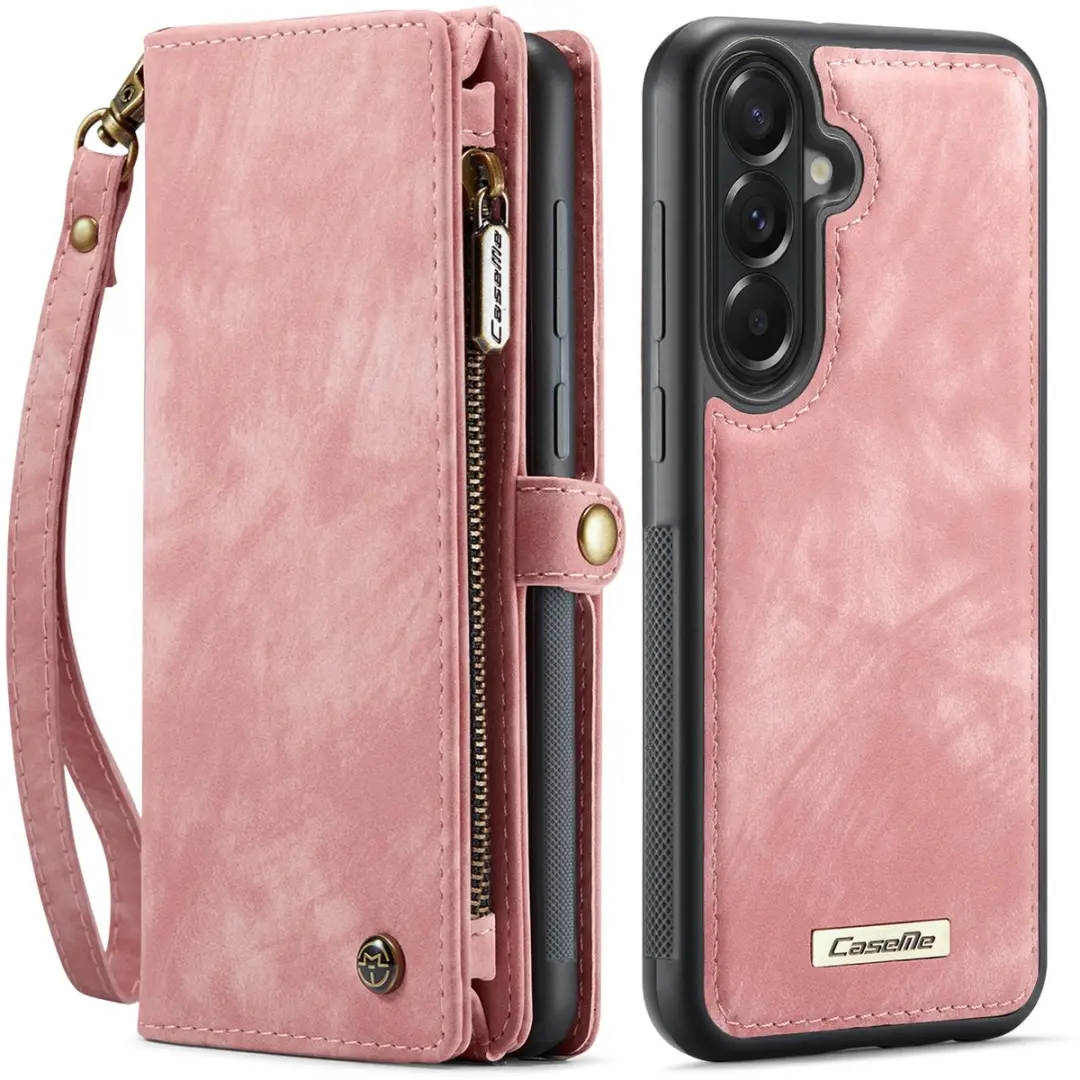 Caseme 008 Hoesje Samsung Galaxy A37 - Roze - 8 Pasjes - afbeelding 6 van 6