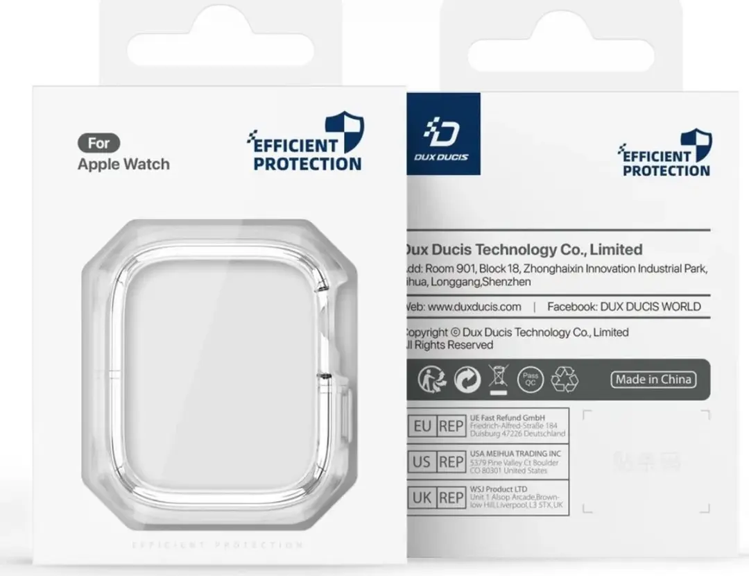 Dux Ducis Tamo Hoesje Apple Watch 10/11 42mm - Wit