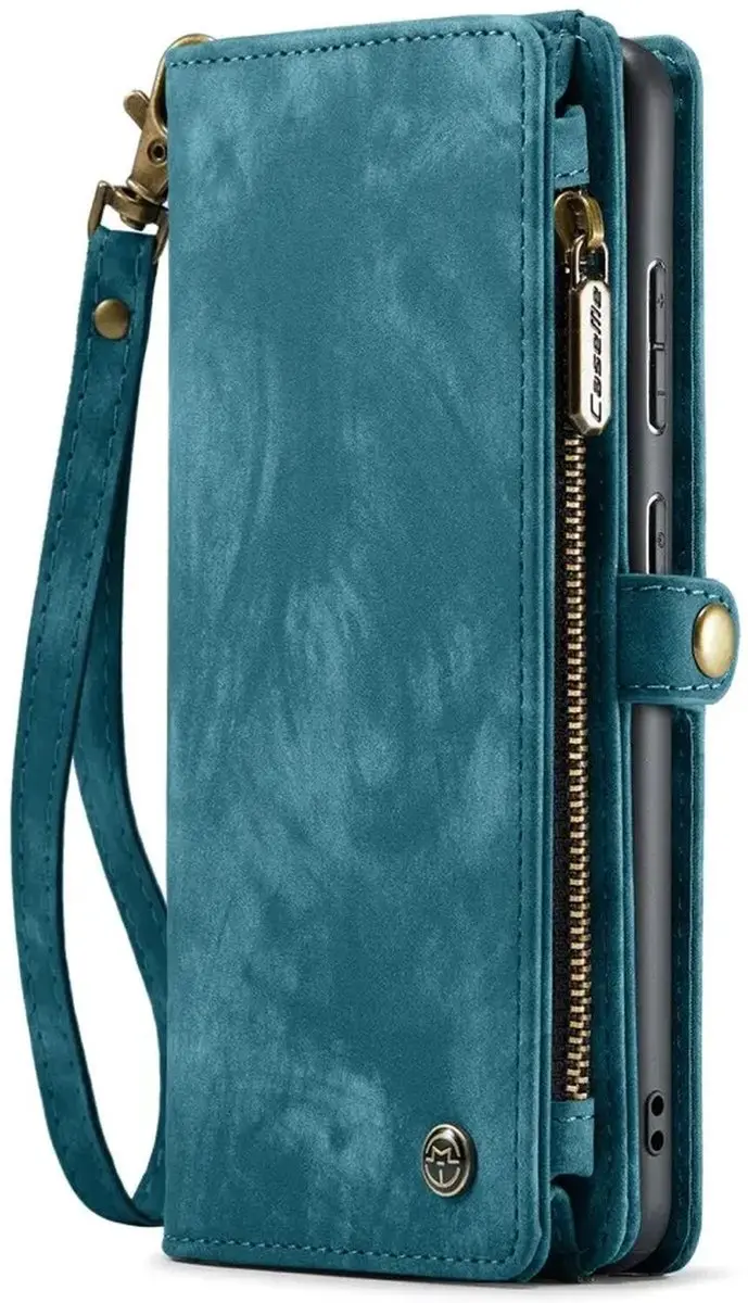 Caseme 008 Book Case Back Cover Samsung Galaxy A36 - Blauw