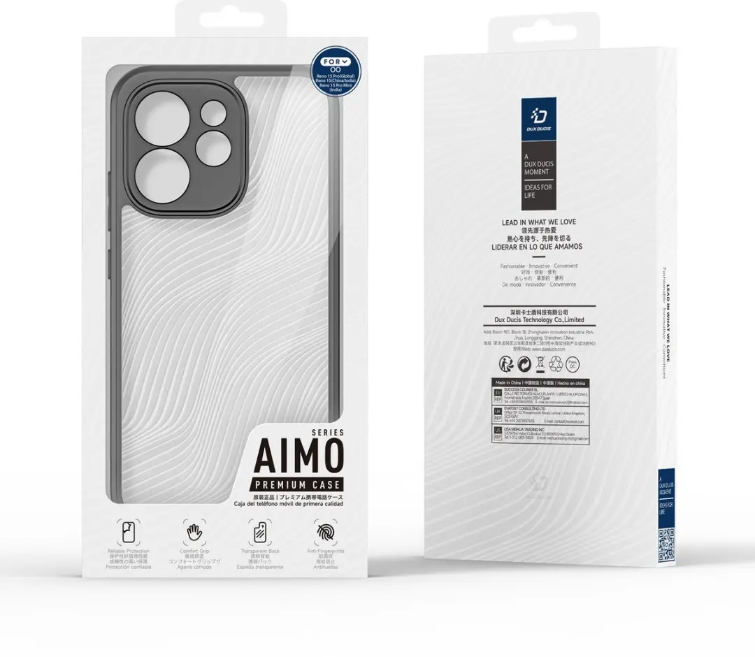 Dux Ducis Aimo Series Hoesje Oppo Reno 15 Pro - Zwart