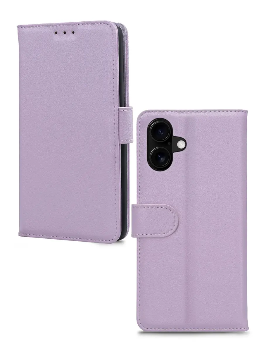 Mobilize Premium Gelly Bookcase Portemonnee iPhone 16 - Paars