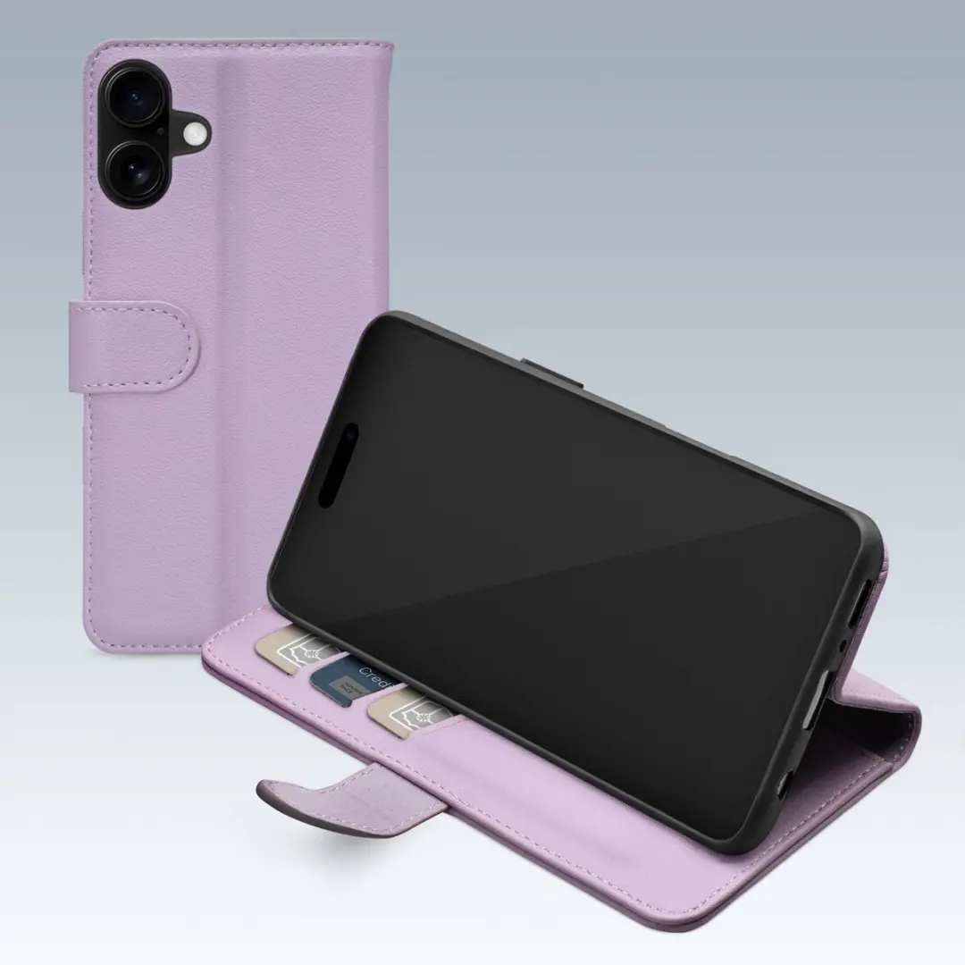 Mobilize Premium Gelly Bookcase Portemonnee iPhone 16 - Paars