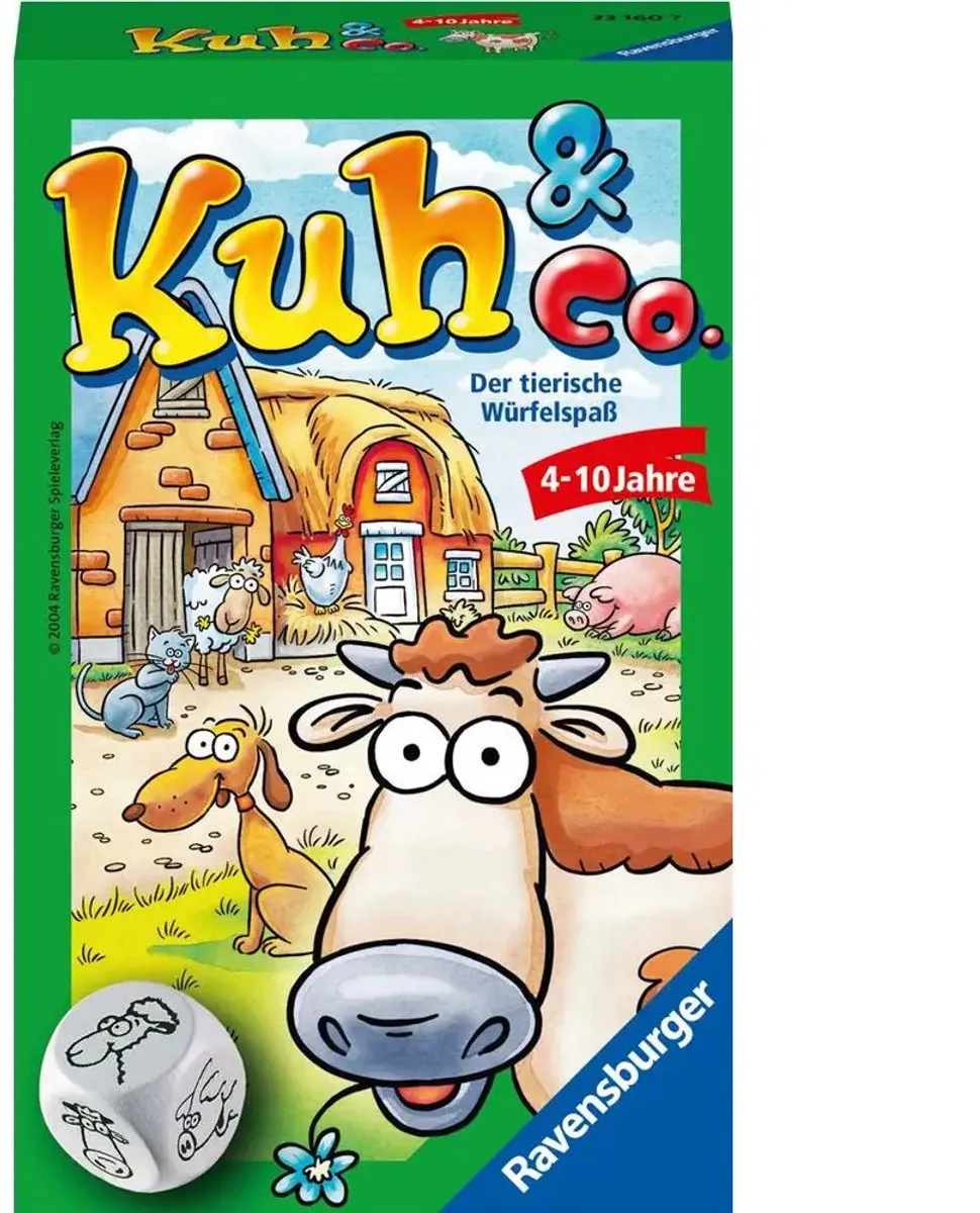 Ravensburger Kuh & Co. Duits Dobbelspel - Multicolor