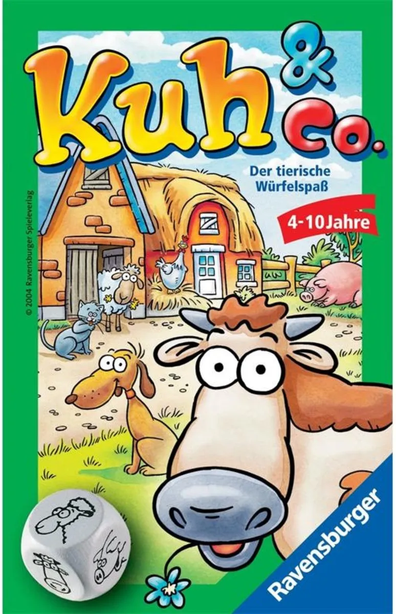 Ravensburger Kuh & Co. Duits Dobbelspel - Multicolor