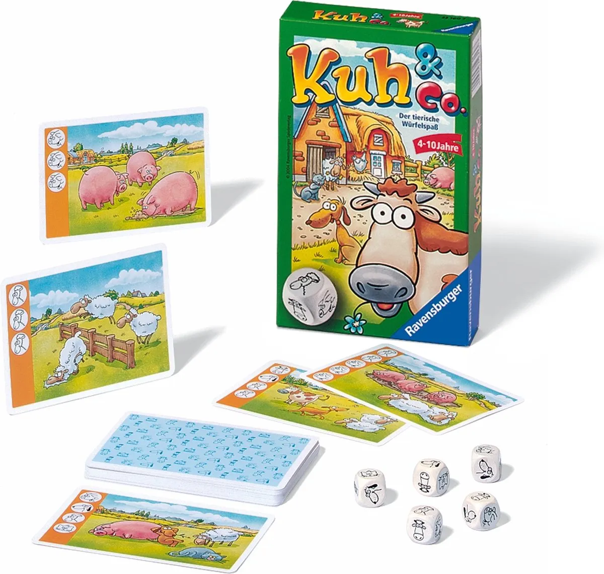Ravensburger Kuh & Co. Duits Dobbelspel - Multicolor