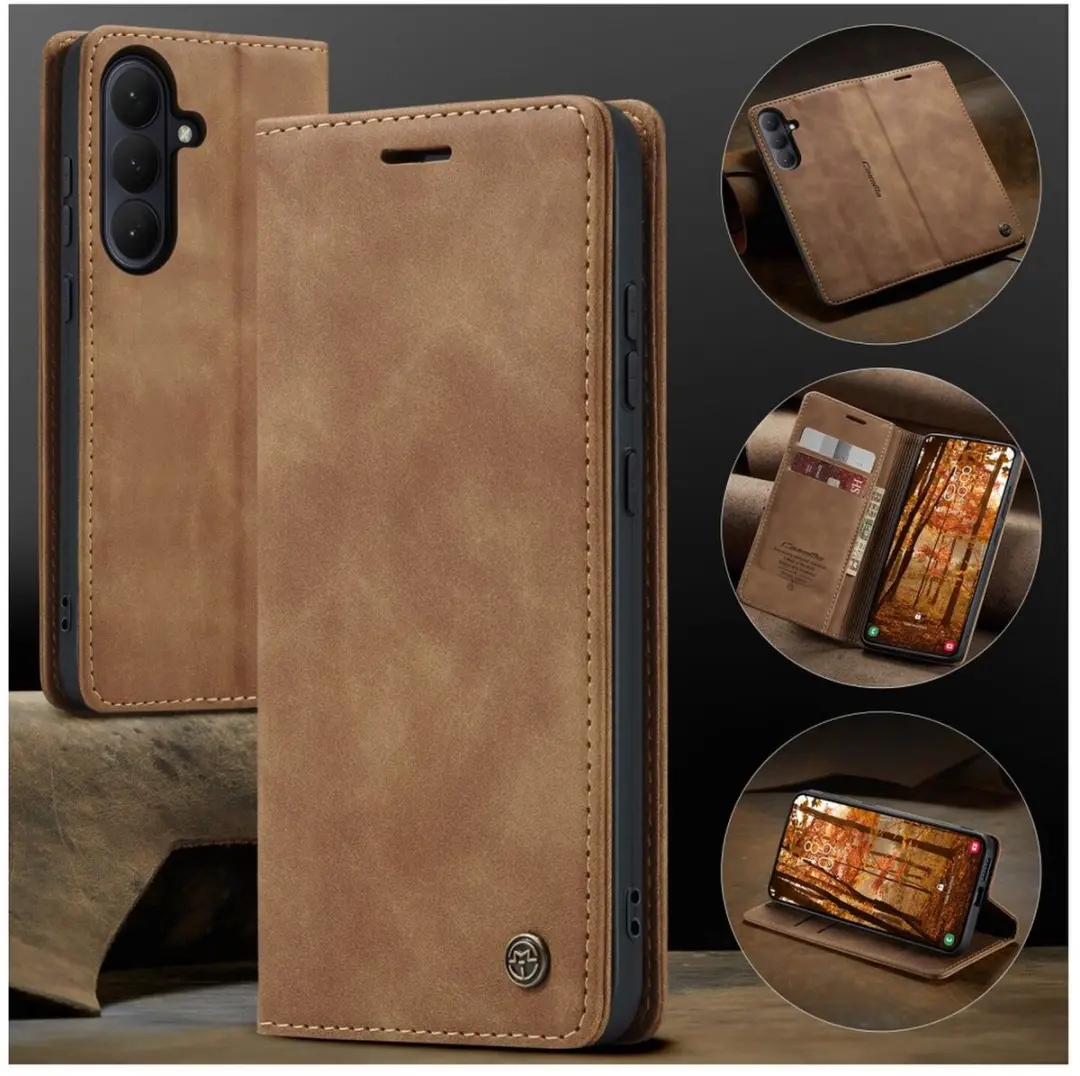 Caseme 013 Hoesje Samsung Galaxy S26 Plus - Book Case Bruin