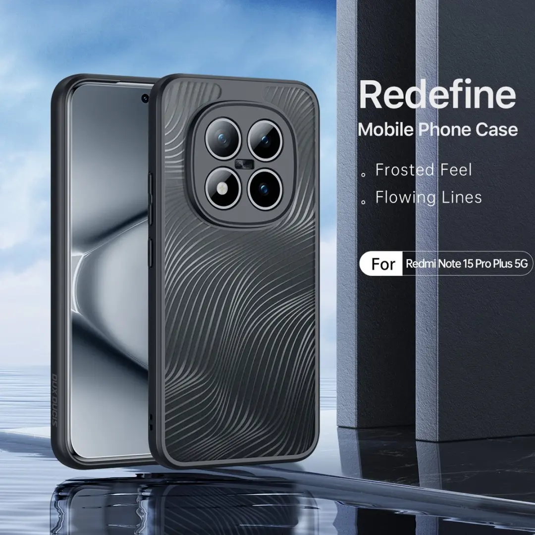 Dux Ducis Aimo Series Hoesje - Xiaomi Redmi Note 15 Pro Plus 5G / Poco M8 Pro - Zwart