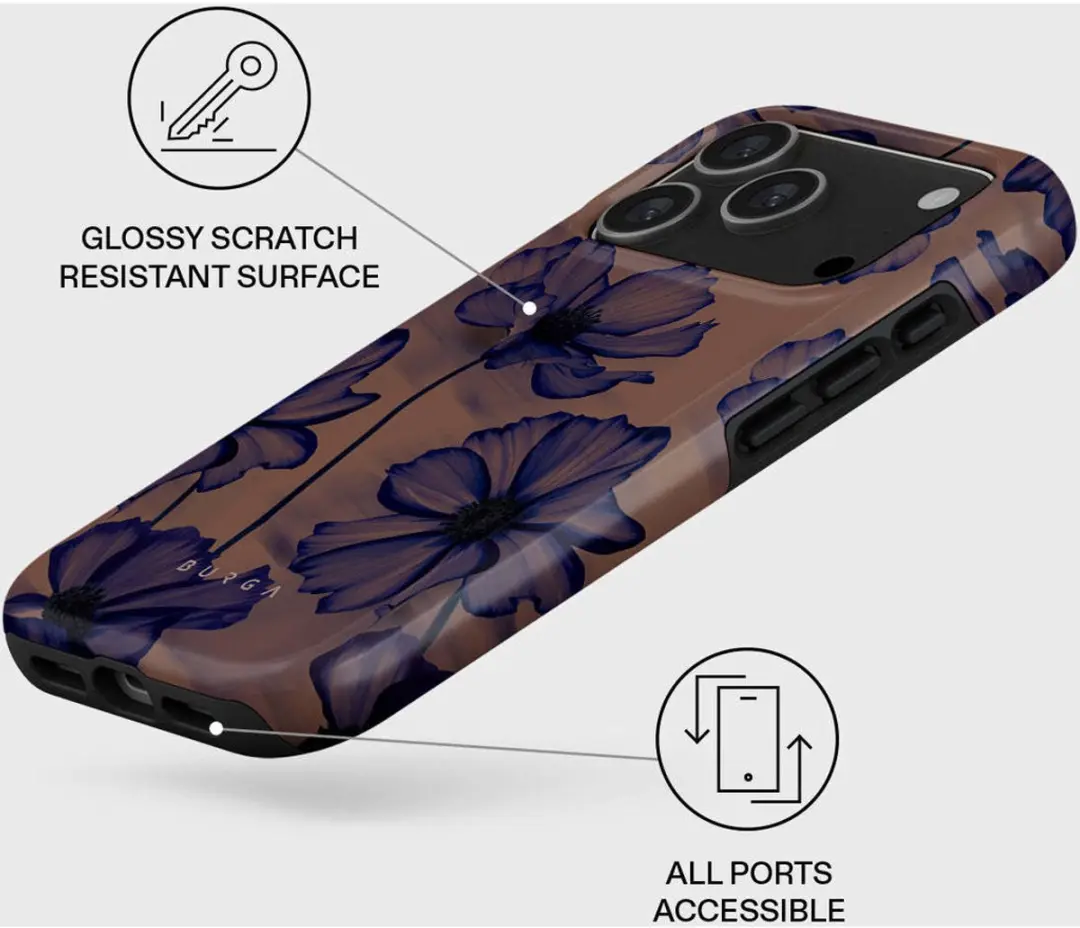 Burga Tough MagSafe Case iPhone 17 Pro Velvet Night - afbeelding 6 van 6