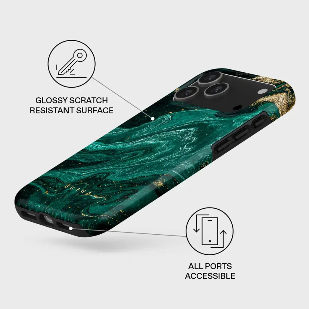 Burga Tough MagSafe Hoesje iPhone 17 Pro - Emerald Pool