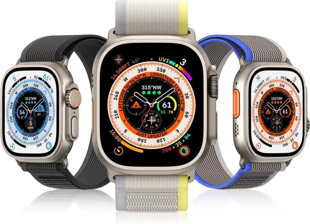 Dux Ducis Sport-Klittenband Apple Watch - 44/49mm - Zwart/Grijs
