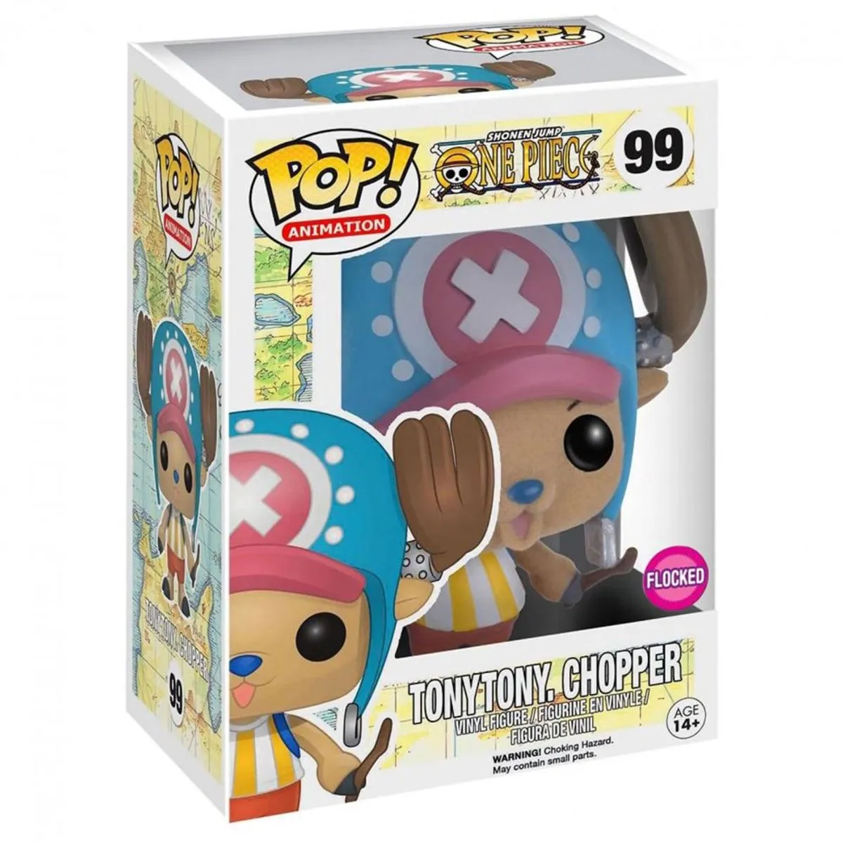 Funko Pop! One Piece Tony Chopper Flocked #99 Exclusief - Multi