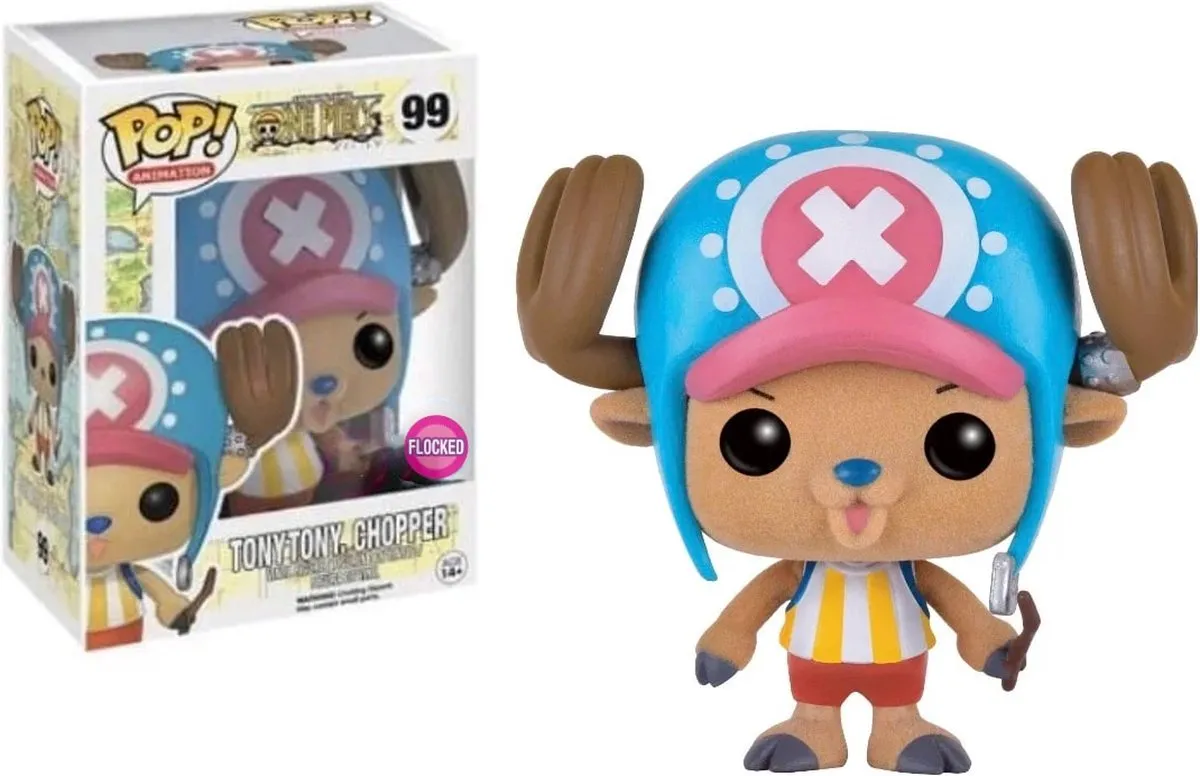Funko Pop! One Piece Tony Chopper Flocked #99 Exclusief - Multi