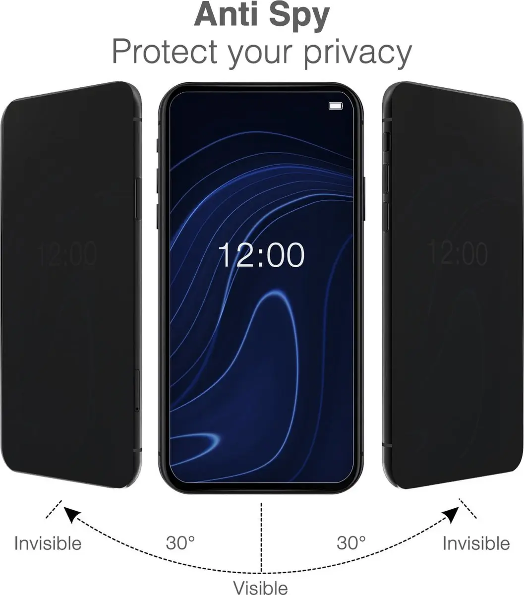 Mobilize iPhone 13 Pro Max Screenprotector Privacy - 1 Stuk