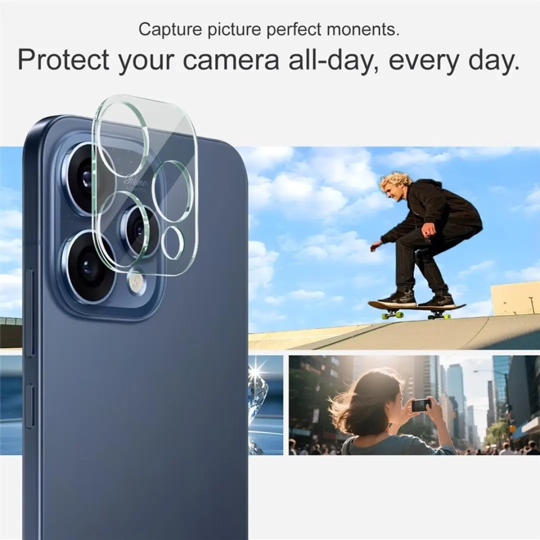 Imak 9H Tempered Glass Camera Lens Protector - OPPO Reno 15 - Transparant