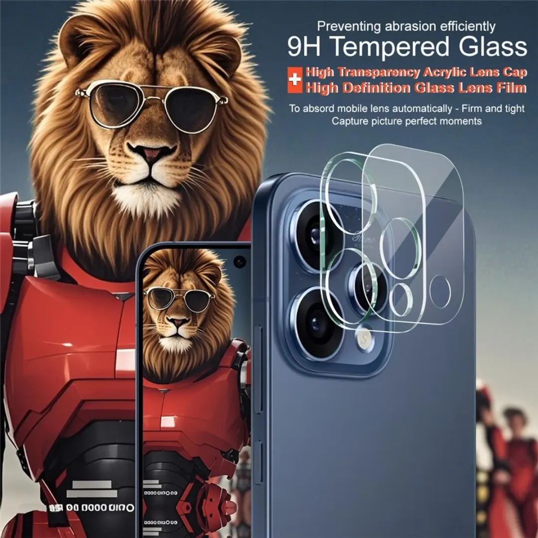Imak 9H Tempered Glass Camera Lens Protector - OPPO Reno 15 - Transparant