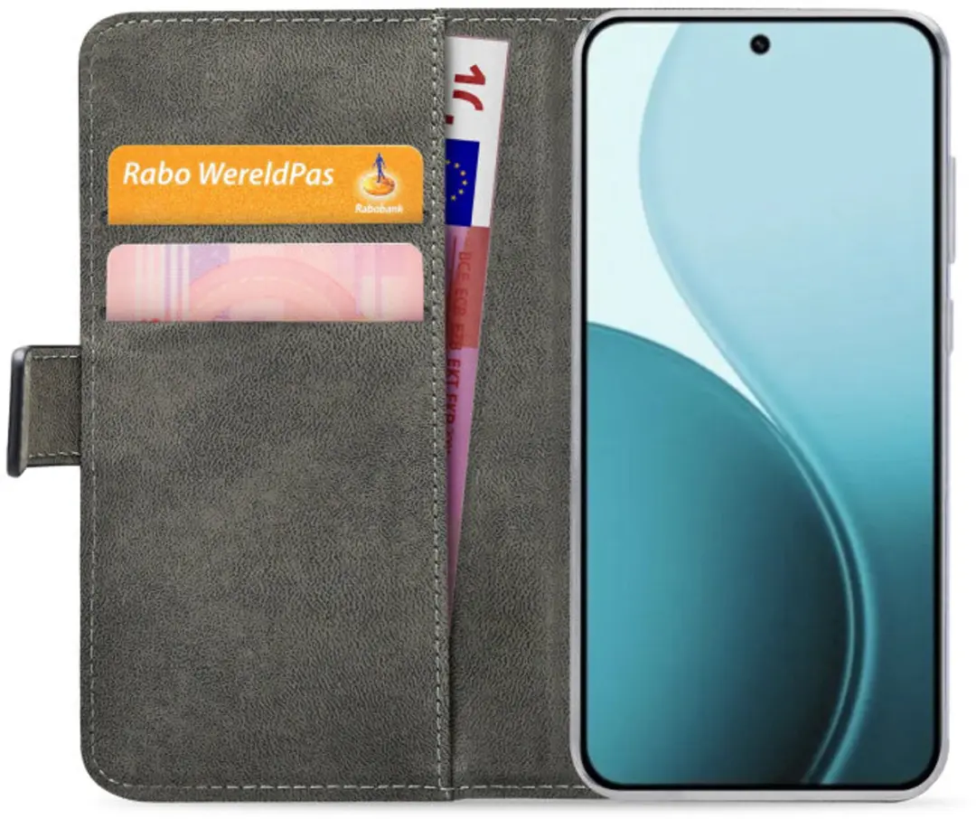 Mobilize Classic Gelly OPPO Reno 14 Pro Hoesje - Pasjeshouder - Zwart