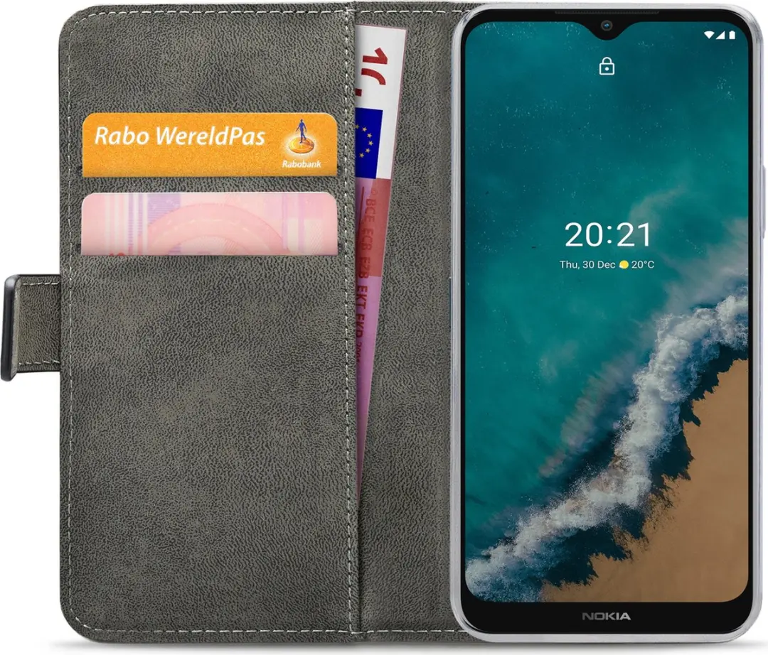 Mobilize Classic Gelly Wallet Bookcase Nokia G50 - Zwart - afbeelding 6 van 6