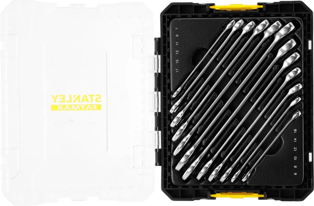 Stanley FMMT98104-0 FatMax Ringsteeksleutelset - 12-delig in Pro-Stack
