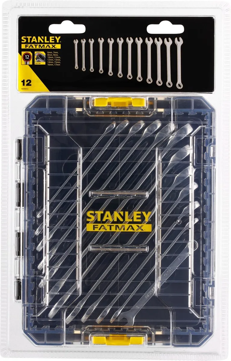 Stanley FMMT98104-0 FatMax Ringsteeksleutelset - 12-delig in Pro-Stack