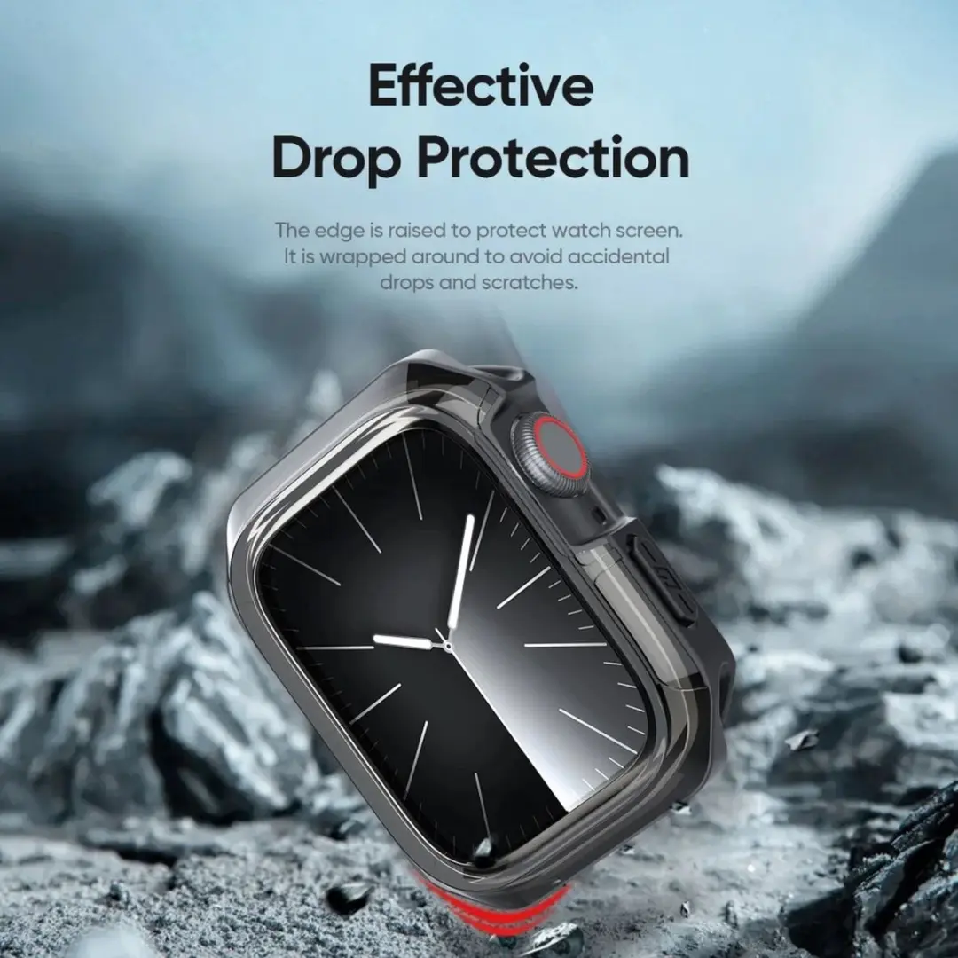 Dux Ducis Tamo Hoesje Apple Watch 11/10 42mm - Zwart