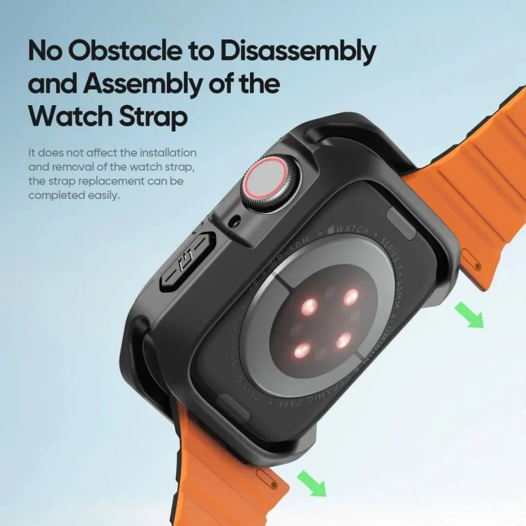 Dux Ducis Tamo Hoesje Apple Watch 11/10 42mm - Zwart