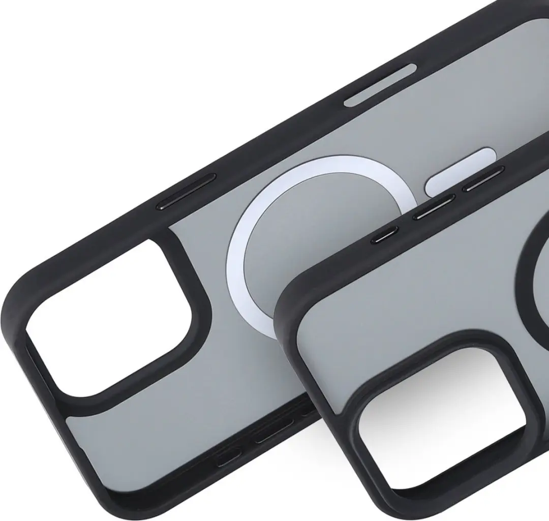 Mobiparts MP-127208 Hoesje iPhone 16 Pro Max - Hardcover MagSafe - Zwart