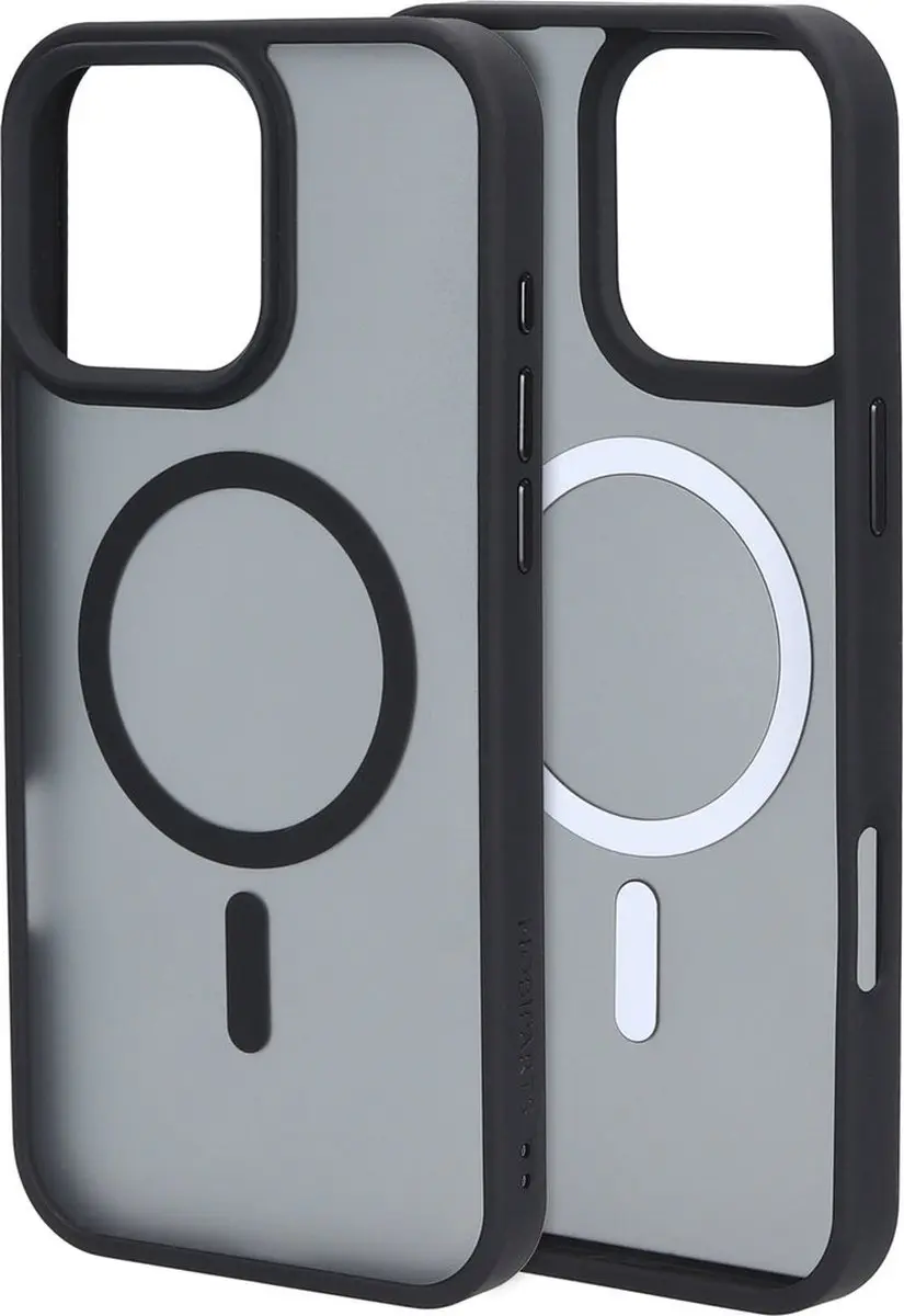 Mobiparts MP-127208 Hoesje iPhone 16 Pro Max - Hardcover MagSafe - Zwart - afbeelding 6 van 6