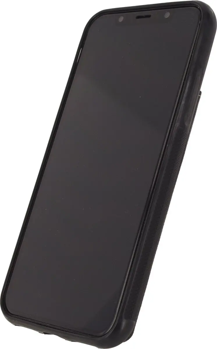 Mobilize Gelly Card Backcover iPhone X - Zwart - MOB-GCCB-IPHX