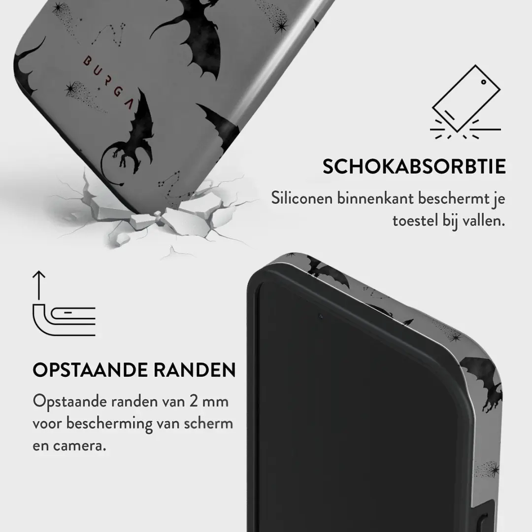 Burga Tough MagSafe Hoesje iPhone 15 - Draco