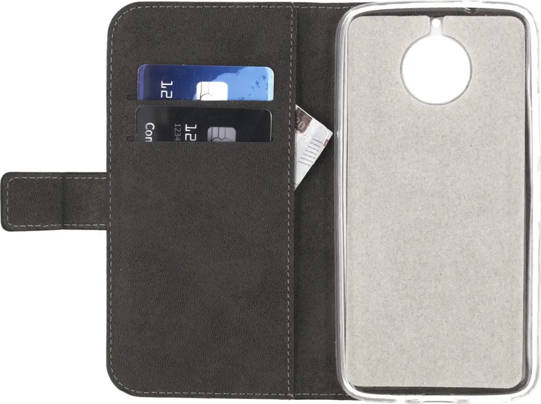 Mobilize Classic Gelly Wallet Bookcase Motorola Moto G5S Plus - Zwart