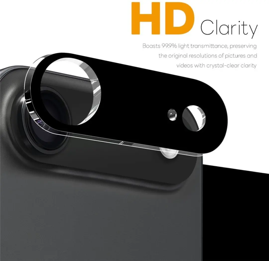 NORTHJO 9H Camera Lens Protector - iPhone Air - 2 Stuks - Zwart