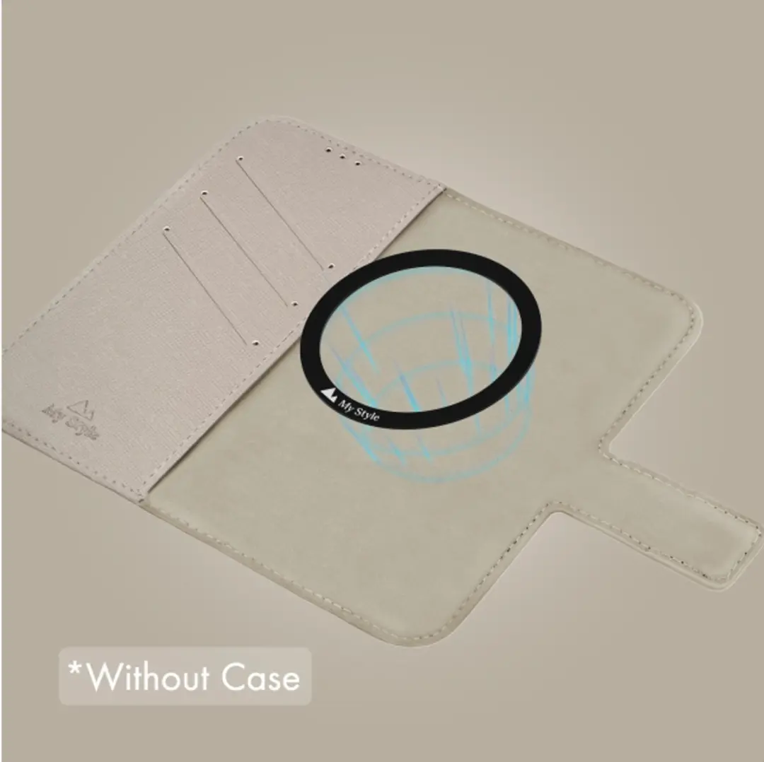My Style Universal MagSafe Wallet - 3 Pasjes - Grijs