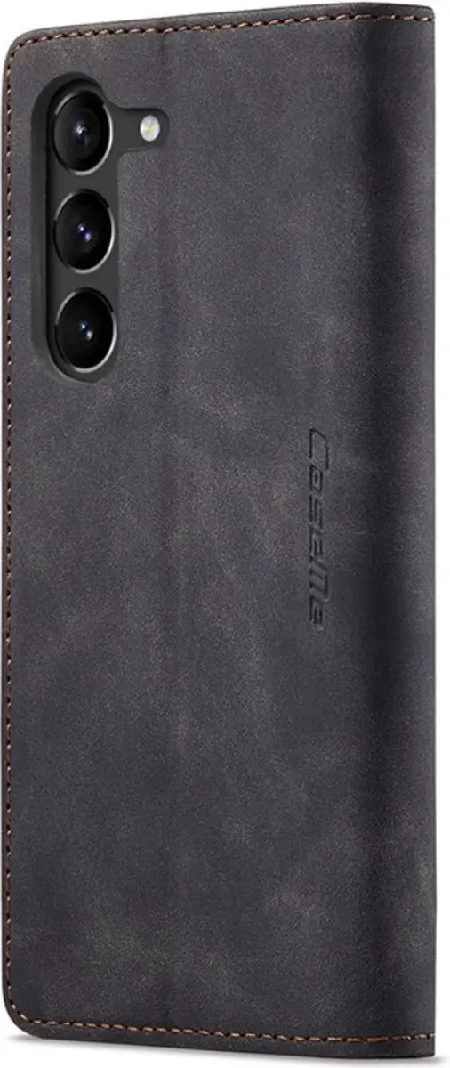 Caseme 013 Book Case Hoesje Samsung Galaxy S24 Plus - Zwart