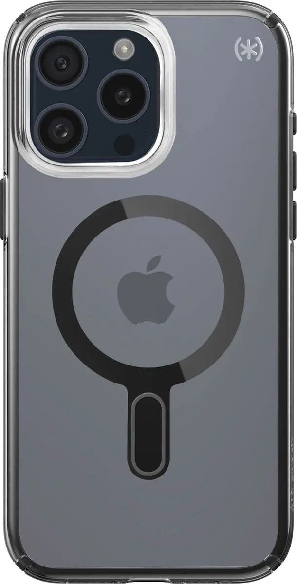 Speck Presidio 3.9m MagSafe Hoesje - iPhone 15 Pro - Zwart/Transparant