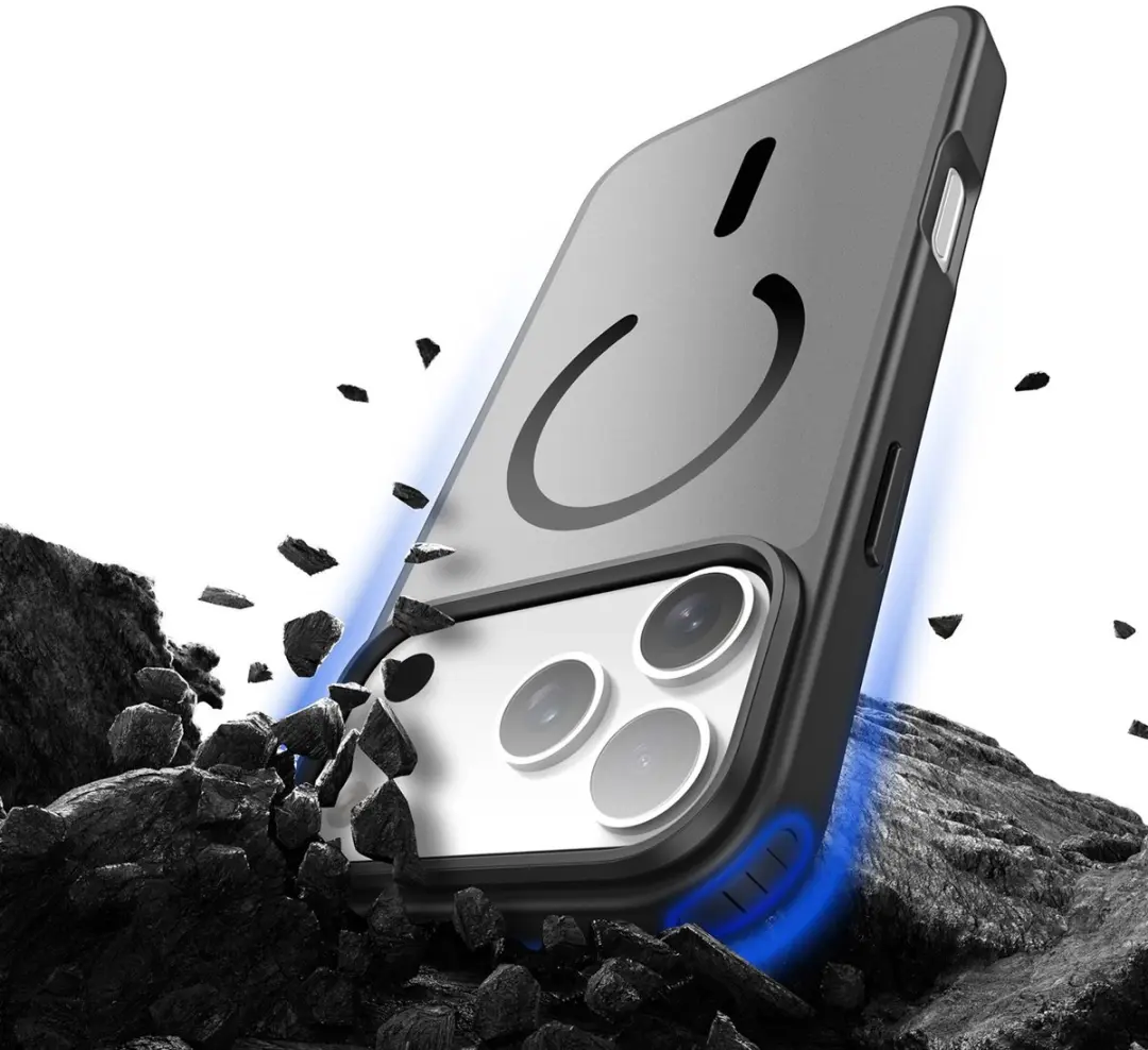 Dux Ducis Yind Hoesje iPhone 17 Pro - MagSafe - 1 Kaartvak - Zwart