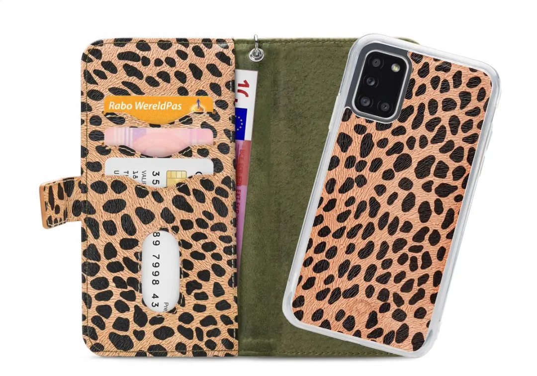 Mobilize Gelly Wallet Zipper Samsung Galaxy A31 - 4 Pasjes - Olive