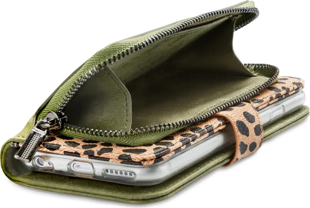 Mobilize Gelly Wallet Zipper Samsung Galaxy A31 - 4 Pasjes - Olive