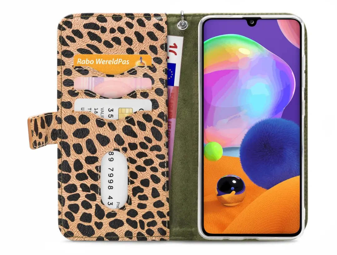 Mobilize Gelly Wallet Zipper Samsung Galaxy A31 - 4 Pasjes - Olive - afbeelding 6 van 6
