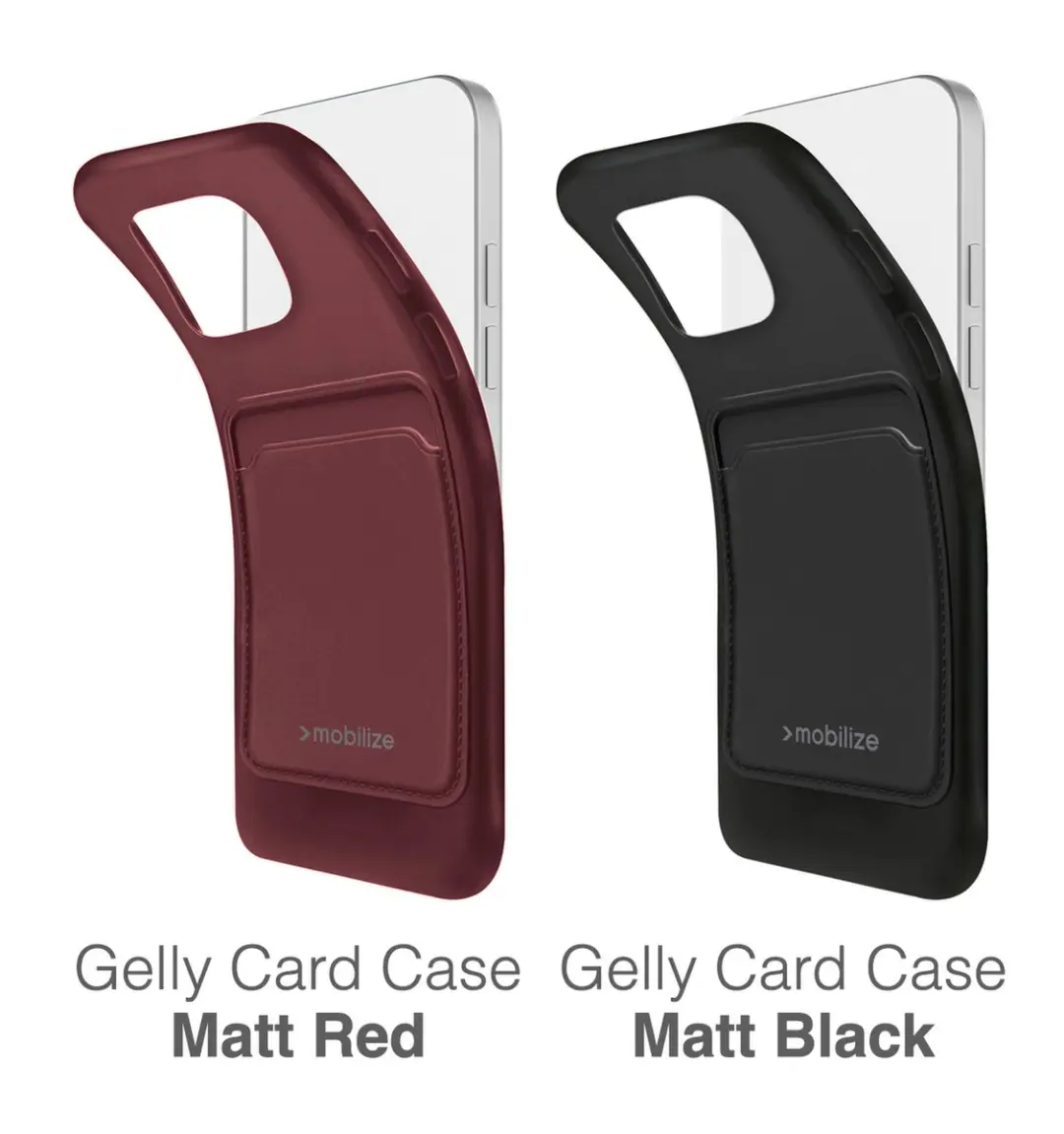 Mobilize Rubber Gelly Card Hoesje Samsung Galaxy S24 Plus - Bordeaux
