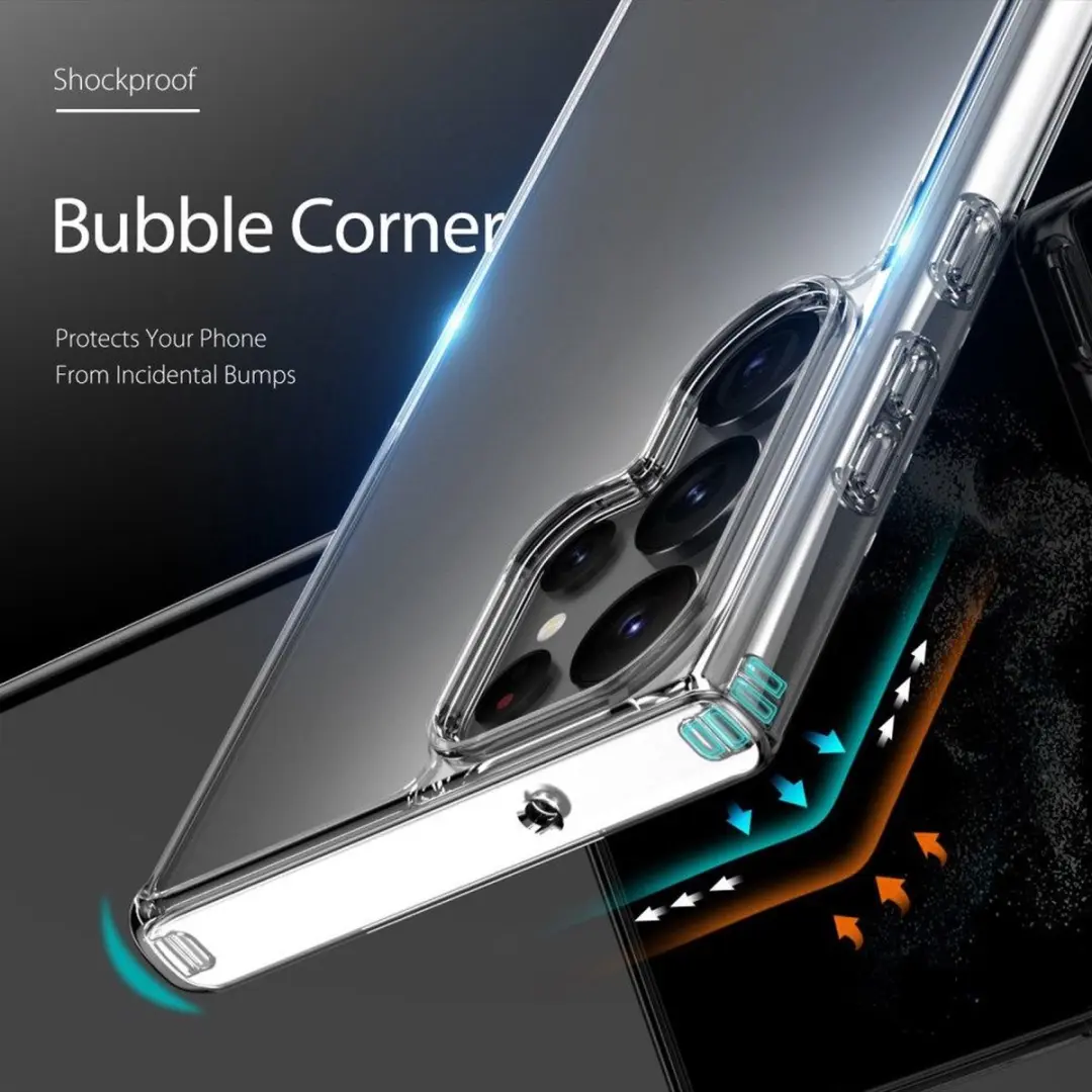 Dux Ducis Clin Hoesje Samsung Galaxy S23 Ultra - Transparant